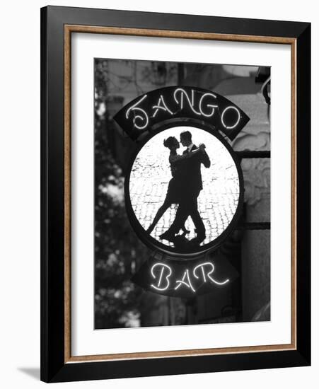 Tango Bar Sign, Buenos Aires, Argentina-Demetrio Carrasco-Framed Photographic Print