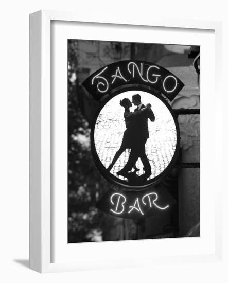 Tango Bar Sign, Buenos Aires, Argentina-Demetrio Carrasco-Framed Photographic Print