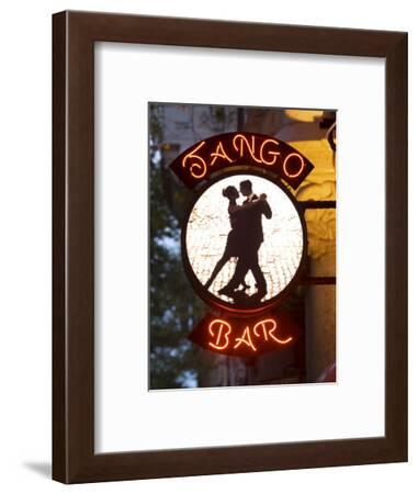 Tango Bar Sign, Buenos Aires, Argentina Photographic Print by Demetrio ...