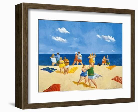 Tango Beach-Michael Paraskevas-Framed Art Print