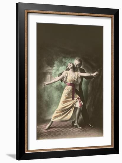 Tango Couple-null-Framed Art Print