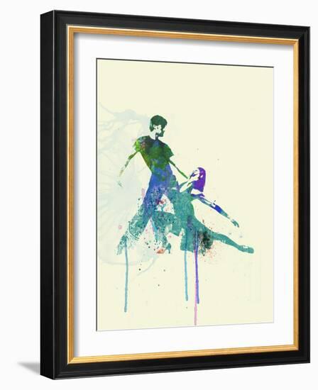 Tango Couple-NaxArt-Framed Art Print