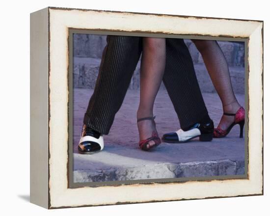 Tango Dancers' Feet, San Miguel De Allende, Mexico-Nancy Rotenberg-Framed Premier Image Canvas