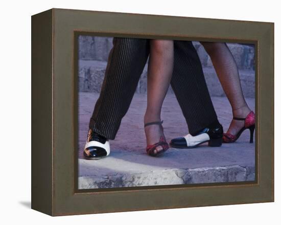 Tango Dancers' Feet, San Miguel De Allende, Mexico-Nancy Rotenberg-Framed Premier Image Canvas