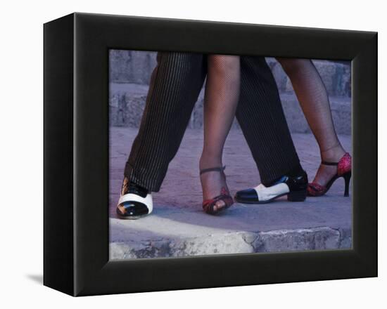 Tango Dancers' Feet, San Miguel De Allende, Mexico-Nancy Rotenberg-Framed Premier Image Canvas