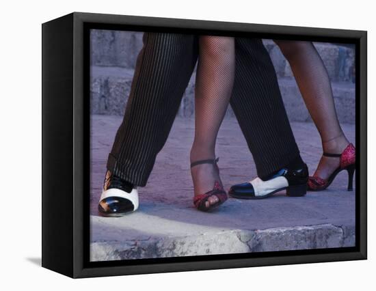 Tango Dancers' Feet, San Miguel De Allende, Mexico-Nancy Rotenberg-Framed Premier Image Canvas