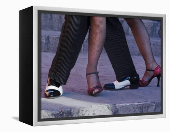 Tango Dancers' Feet, San Miguel De Allende, Mexico-Nancy Rotenberg-Framed Premier Image Canvas