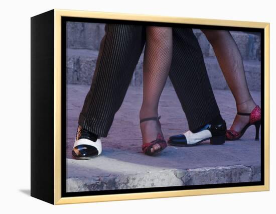 Tango Dancers' Feet, San Miguel De Allende, Mexico-Nancy Rotenberg-Framed Premier Image Canvas