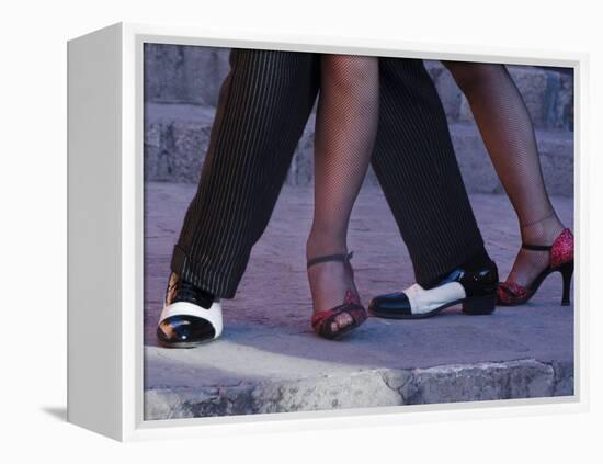 Tango Dancers' Feet, San Miguel De Allende, Mexico-Nancy Rotenberg-Framed Premier Image Canvas