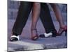 Tango Dancers' Feet, San Miguel De Allende, Mexico-Nancy Rotenberg-Mounted Photographic Print