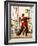 Tango Dancers on Caminito Avenue, La Boca District, Buenos Aires, Argentina-Stuart Westmoreland-Framed Photographic Print