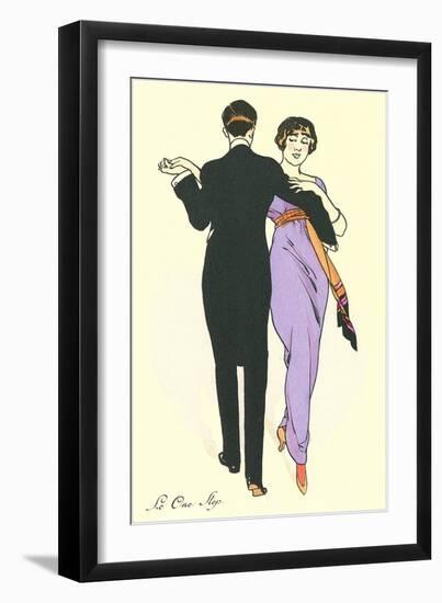 Tango Dancers-null-Framed Art Print