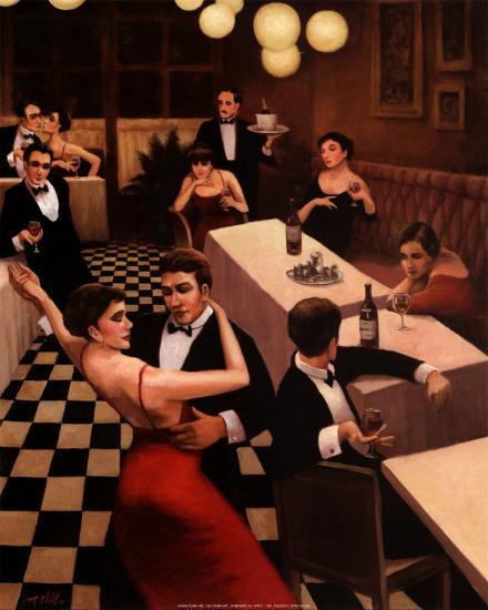 Tango I Art Print by T. C. Chiu | Art.com