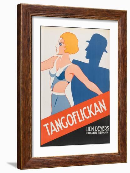 Tango Movies "Tangoflickan"-null-Framed Art Print