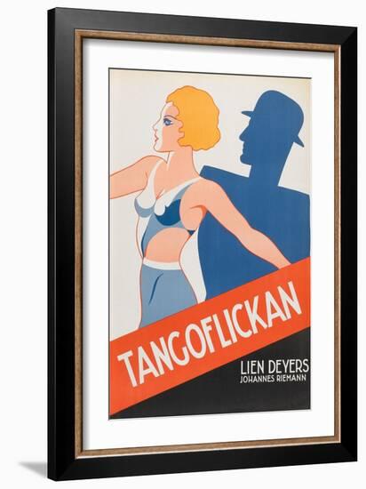 Tango Movies "Tangoflickan"-null-Framed Art Print