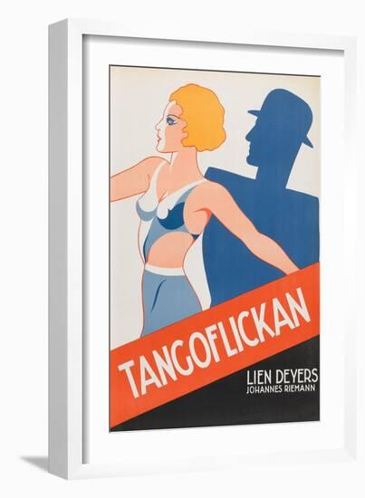 Tango Movies "Tangoflickan"-null-Framed Art Print