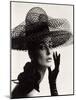 Tania Mallet in a Madame Paulette Stiffened Net Picture Hat, 1963-John French-Mounted Giclee Print