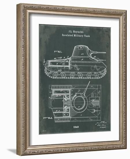 Tank 1 Green-Tina Carlson-Framed Art Print