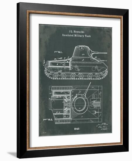 Tank 1 Green-Tina Carlson-Framed Art Print