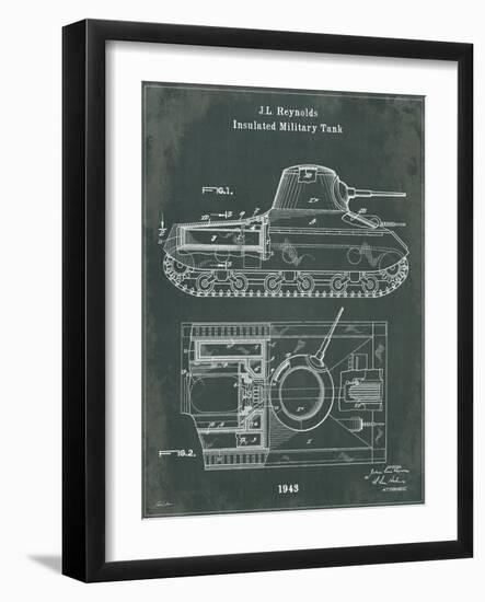 Tank 1 Green-Tina Carlson-Framed Art Print