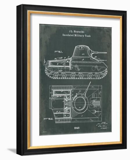 Tank 1 Green-Tina Carlson-Framed Art Print