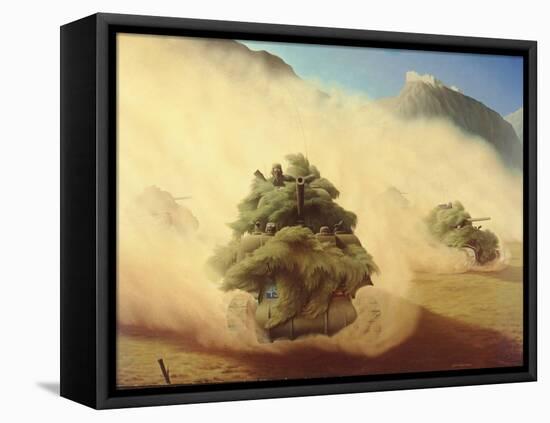 Tank Advance, Italy 1944, 1944-Lawren Philips Harris-Framed Premier Image Canvas
