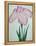 Tanka No-Koe Book of a Pink Iris-Stapleton Collection-Framed Premier Image Canvas