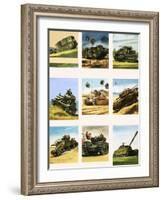 Tanks from the First and Second World Wars-Dan Escott-Framed Giclee Print