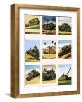 Tanks from the First and Second World Wars-Dan Escott-Framed Giclee Print