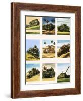 Tanks from the First and Second World Wars-Dan Escott-Framed Giclee Print