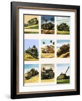 Tanks from the First and Second World Wars-Dan Escott-Framed Giclee Print