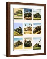 Tanks from the First and Second World Wars-Dan Escott-Framed Giclee Print