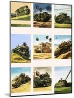 Tanks from the First and Second World Wars-Dan Escott-Mounted Giclee Print