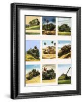 Tanks from the First and Second World Wars-Dan Escott-Framed Giclee Print