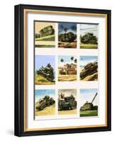 Tanks from the First and Second World Wars-Dan Escott-Framed Giclee Print