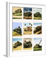 Tanks from the First and Second World Wars-Dan Escott-Framed Giclee Print