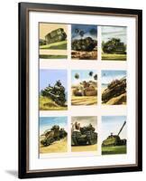 Tanks from the First and Second World Wars-Dan Escott-Framed Giclee Print