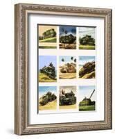 Tanks from the First and Second World Wars-Dan Escott-Framed Giclee Print