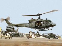 Saudi Arabia Army U.S. Marine UH-1 Huey Helicopters-Tannen Maury-Photographic Print