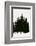Tannenwald (Dark)-Kubistika-Framed Photographic Print