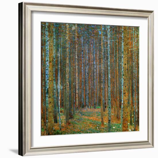 Tannenwald (Pine Forest), c.1902-Gustav Klimt-Framed Art Print