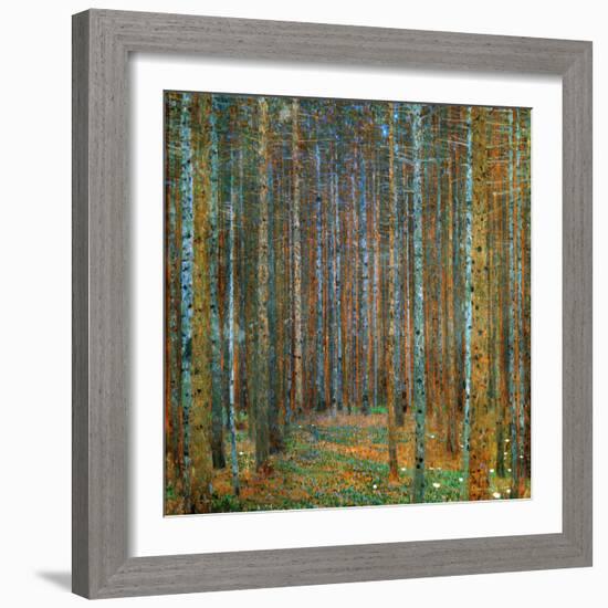 Tannenwald (Pine Forest), c.1902-Gustav Klimt-Framed Art Print