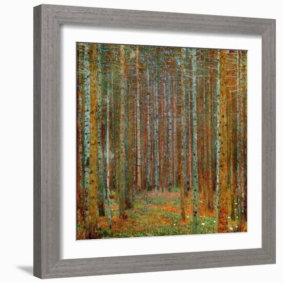 Tannenwald (Pine Forest), c.1902-Gustav Klimt-Framed Premium Giclee Print