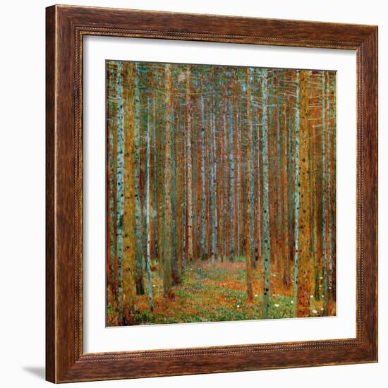 Tannenwald (Pine Forest), c.1902-Gustav Klimt-Framed Art Print