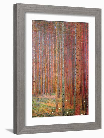 Tannenwald-Gustav Klimt-Framed Premium Giclee Print