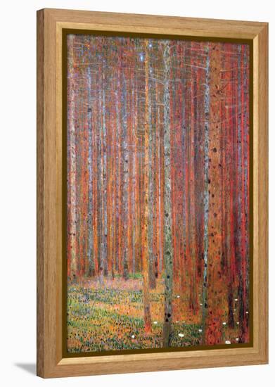 Tannenwald-Gustav Klimt-Framed Stretched Canvas