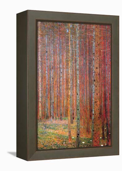 Tannenwald-Gustav Klimt-Framed Stretched Canvas