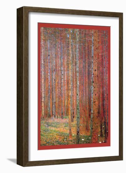 Tannenwald-Gustav Klimt-Framed Premium Giclee Print