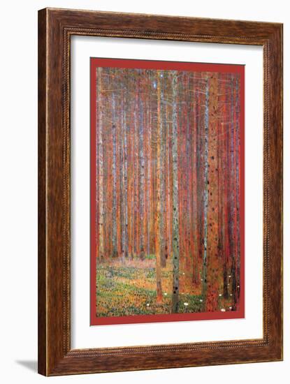 Tannenwald-Gustav Klimt-Framed Premium Giclee Print