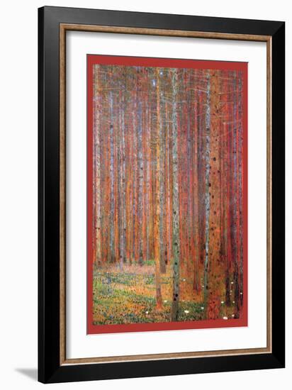 Tannenwald-Gustav Klimt-Framed Premium Giclee Print